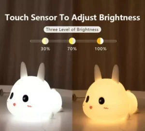 Soft Touch Rabbit Night Light